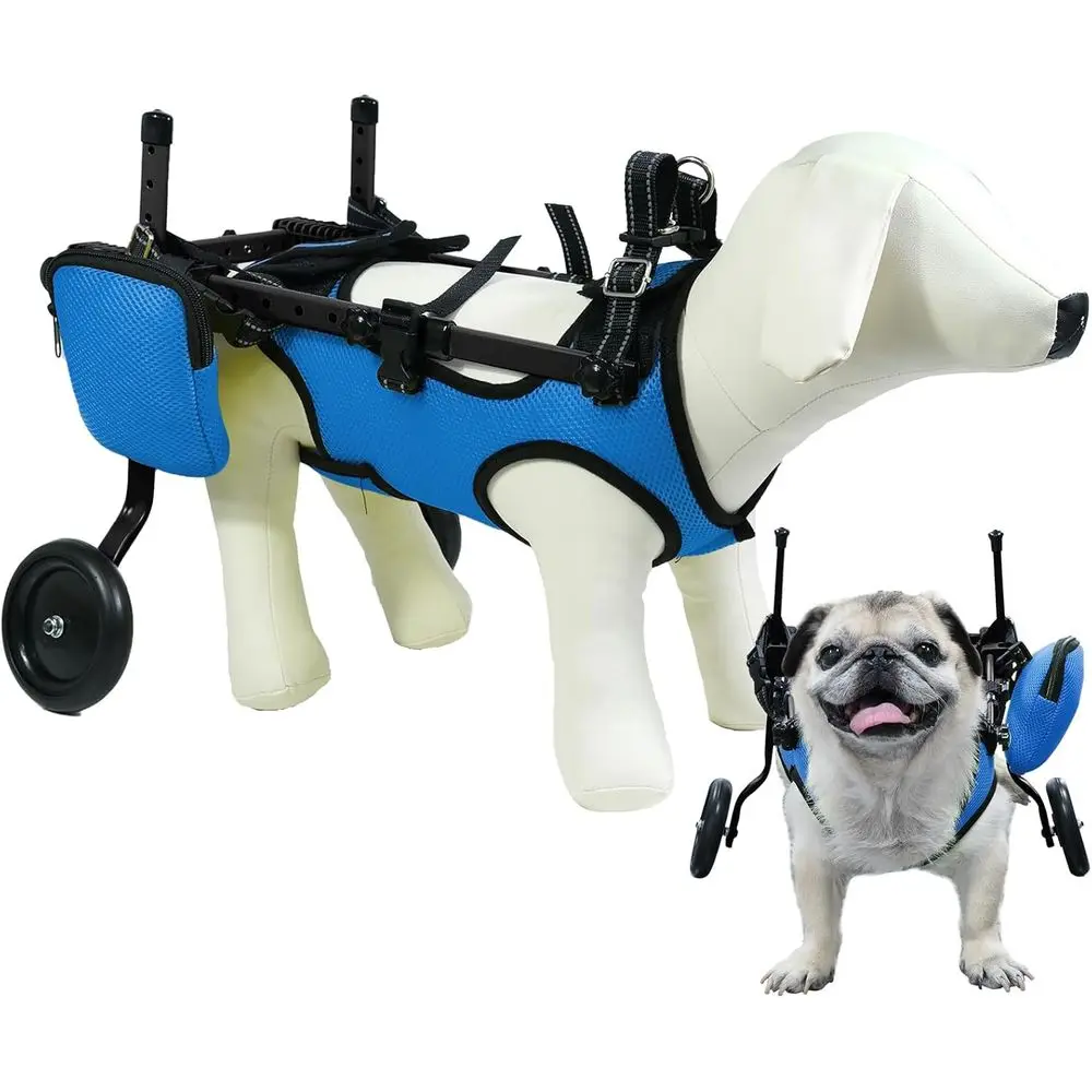 Pet Mobility Cart for Hind Legs Support: Wheelchair for Dogs and Cats with Leg Disabilities
Pet Mobility Cart for Hind Legs Support: Wheelchair for Dogs and Cats with Leg Disabilities