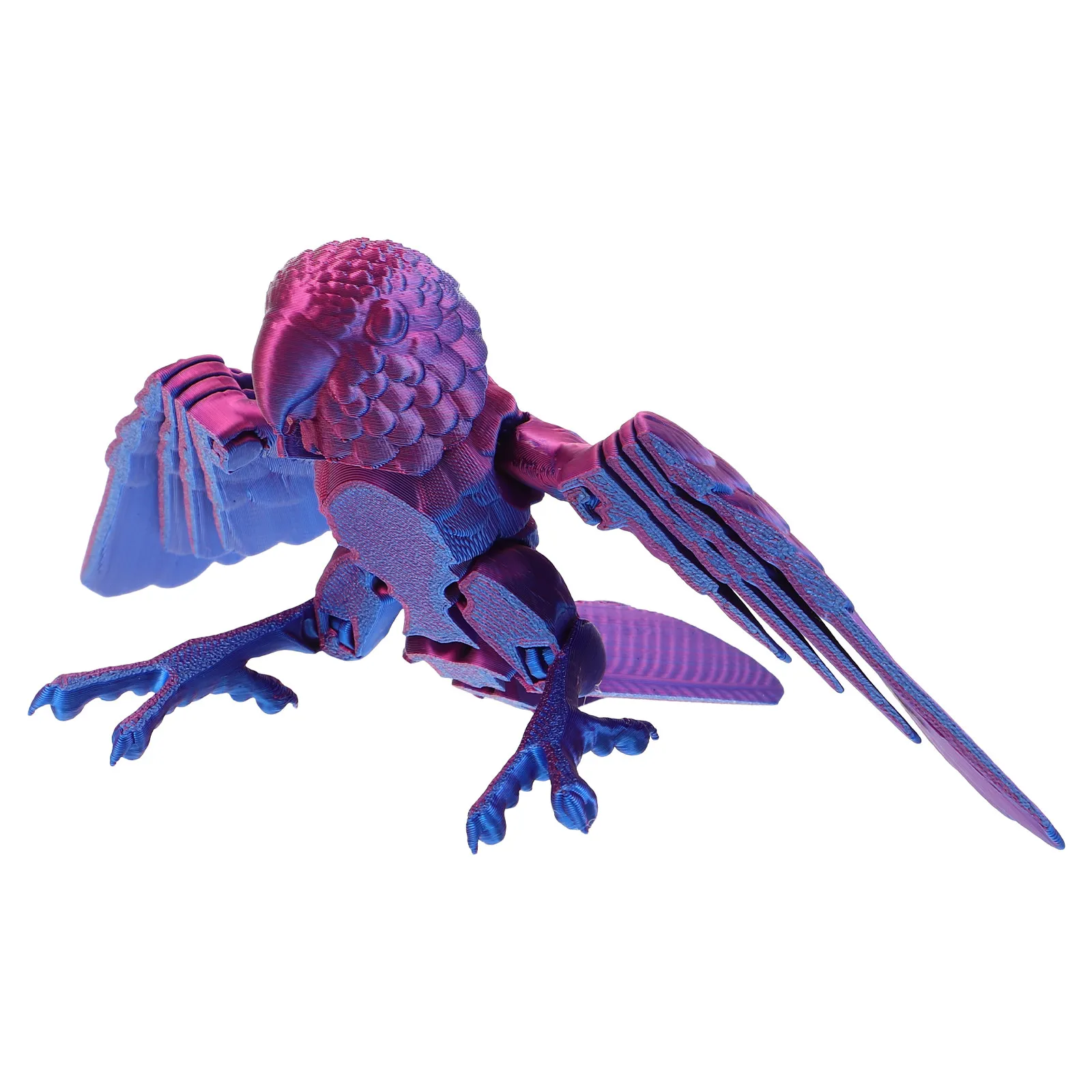Flexible 3D Printed Parrot Statue with Articulated Wings and Joints Ideal for Kids Play Home Office Decoration Realistic Bird
Flexible 3D Printed Parrot Statue with Articulated Wings and Joints Ideal for Kids Play Home Office Decoration Realistic Bird