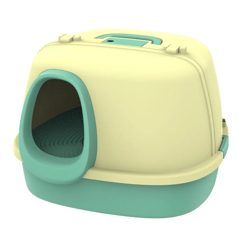 Splash cat litter box fully enclosed with sand long aisle corridor toilet large size oversized toilet
Splash cat litter box fully enclosed with sand long aisle corridor toilet large size oversized toilet