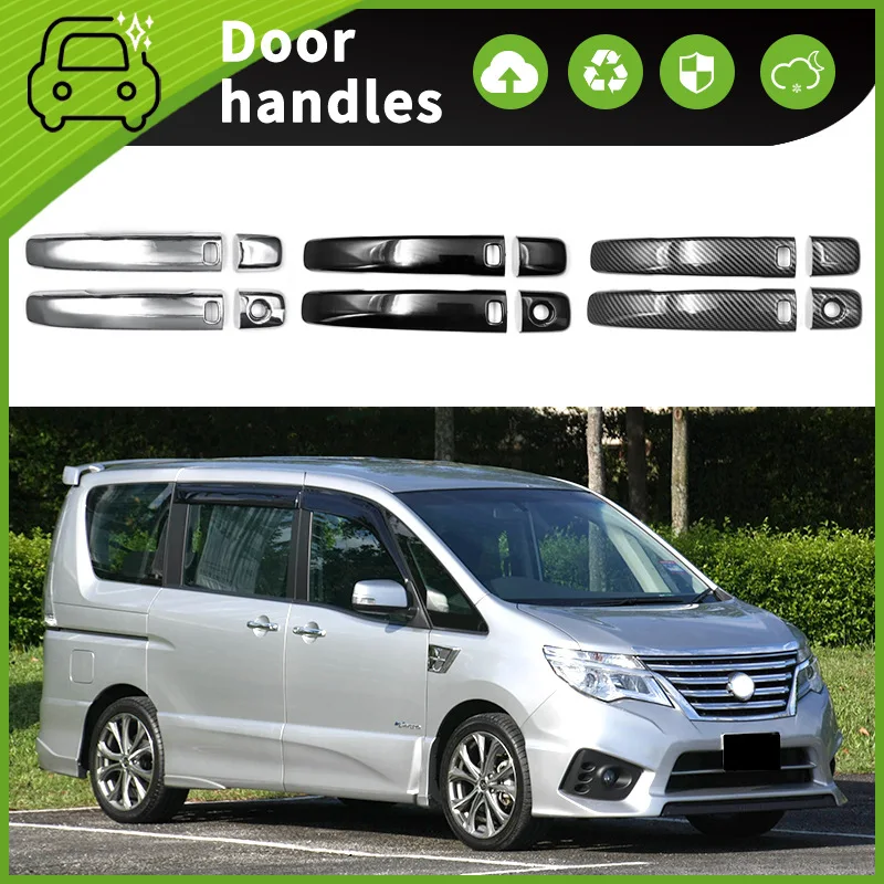 Suitable for 11-16 Nissan Serena C26 door bowl handle decoration door handle anti-scratch accessories
Suitable for 11-16 Nissan Serena C26 door bowl handle decoration door handle anti-scratch accessories