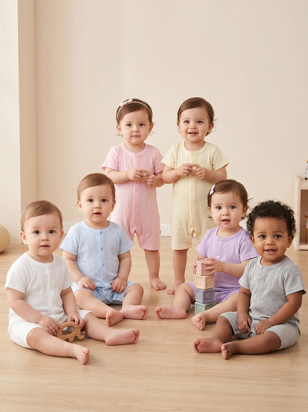 Summer baby Rompers 0-12M Solid Color Infant Girls Jumpsuit Thin Ventilate 8 Colors Toddler Clothes Newborn Boys One Piece
Summer baby Rompers 0-12M Solid Color Infant Girls Jumpsuit Thin Ventilate 8 Colors Toddler Clothes Newborn Boys One Piece
