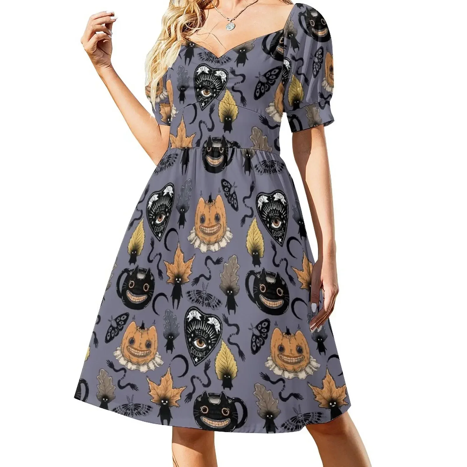Halloween Short-Sleeved Dress ladies dresses for special occasions festival outfit women summer dress Dresses Dress
Halloween Short-Sleeved Dress ladies dresses for special occasions festival outfit women summer dress Dresses Dress
