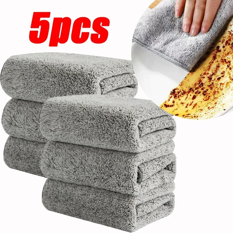 yes1/5PC Bamboo Charcoal Dishcloth Household Absorbent Window Cleaning Cloth Microfiber Non-stick Oil Towel Rag Kitchen Accessor
yes1/5PC Bamboo Charcoal Dishcloth Household Absorbent Window Cleaning Cloth Microfiber Non-stick Oil Towel Rag Kitchen Accessor