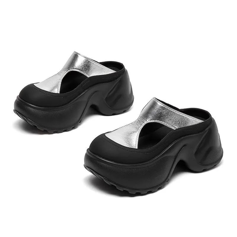 New Women Shoes Fashion Baotou Platform Muller Slippers for Woman Comfortable Vacation Casual Shoes Designer Shoes Zapatos Mujer
New Women Shoes Fashion Baotou Platform Muller Slippers for Woman Comfortable Vacation Casual Shoes Designer Shoes Zapatos Mujer