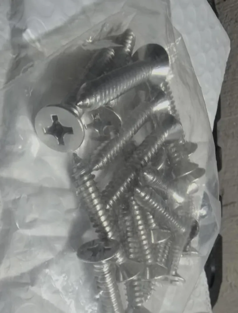 304 Stainless Steel Cross Countersunk & Flat Head Self Tapping Screws Hardware Fastener for Postage Payment
304 Stainless Steel Cross Countersunk & Flat Head Self Tapping Screws Hardware Fastener for Postage Payment