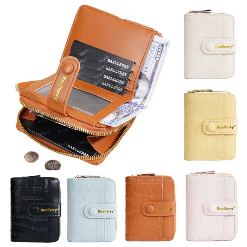 Fashionable Multi-Slot Stone Pattern Zipper Buckle Coin Purse, New Women'S Short Wallet, Niche Card Bag Holder
Fashionable Multi-Slot Stone Pattern Zipper Buckle Coin Purse, New Women'S Short Wallet, Niche Card Bag Holder
