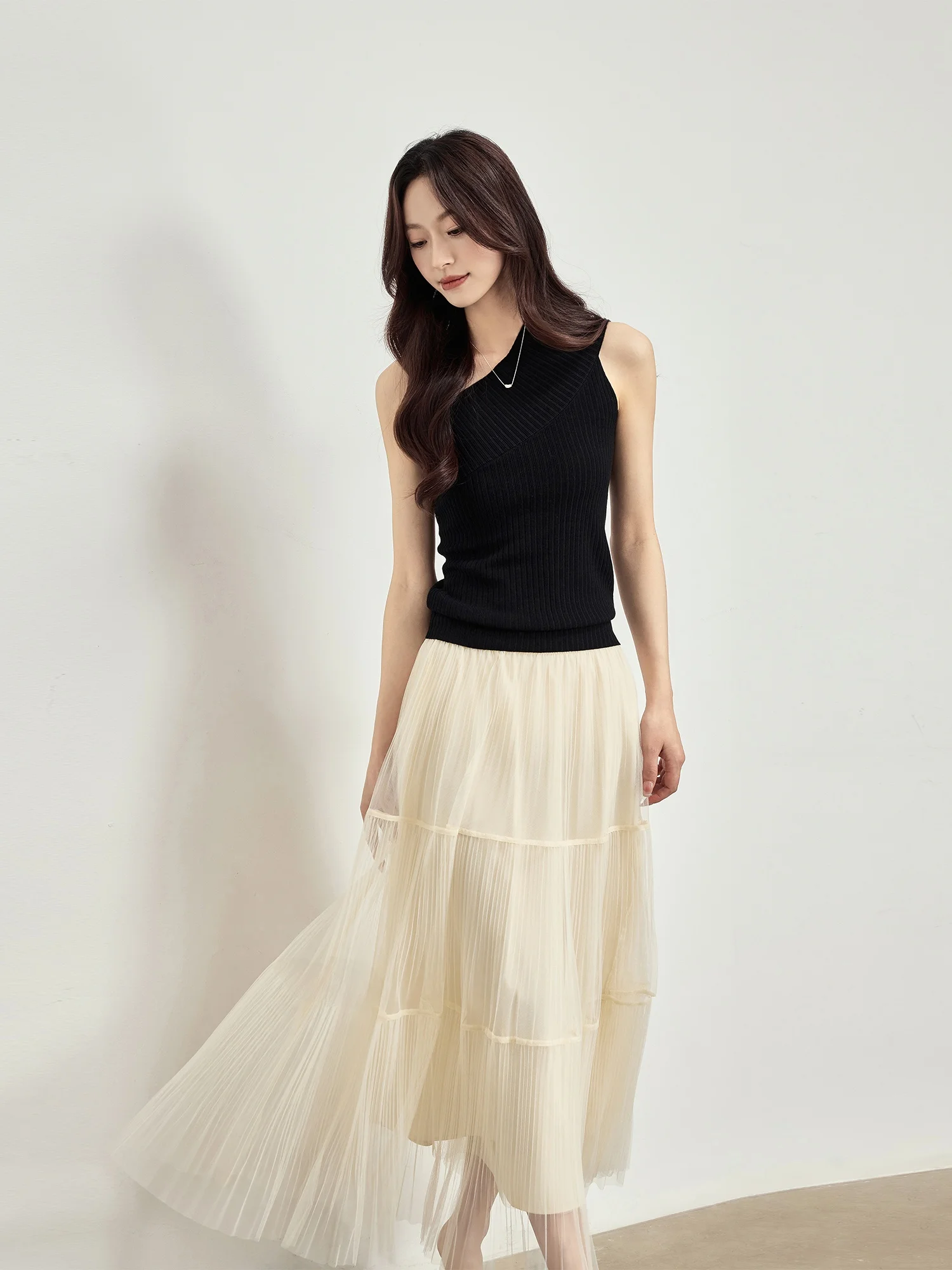 Ele High Waist A-Line Midi Skirt for Women Comfortable Long Soft Polyester Fabric Gentlewomen's Spring Summer Skirts
Ele High Waist A-Line Midi Skirt for Women Comfortable Long Soft Polyester Fabric Gentlewomen's Spring Summer Skirts
