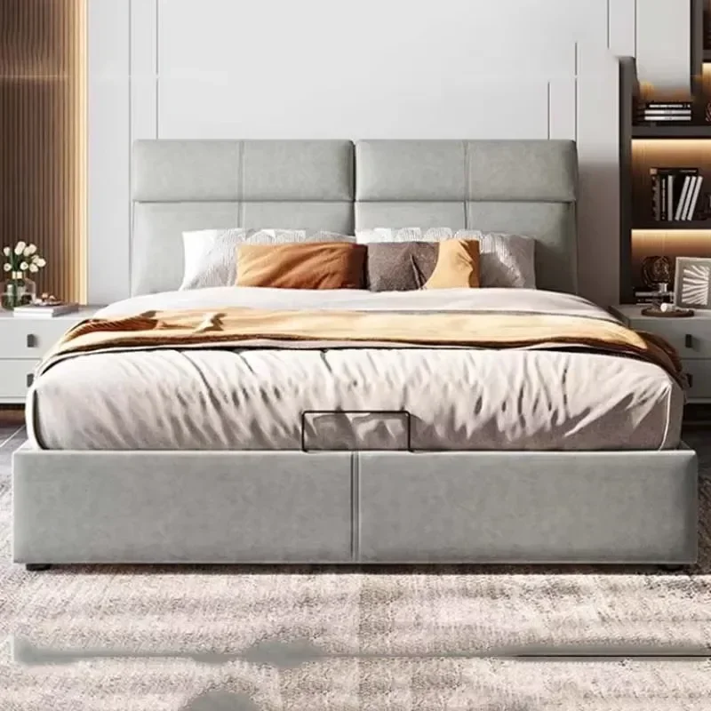 Double Queen Platform Bed Elegant Pretty Unique Modern Luxury King Bed Frame Modern Trendy Lazy Designer Beliche Salon Furniture
Double Queen Platform Bed Elegant Pretty Unique Modern Luxury King Bed Frame Modern Trendy Lazy Designer Beliche Salon Furniture