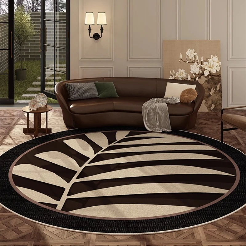 Monstera Round Living Room Carpet Retro Light Luxury Bedroom Rug Fashionable Advanced Home Decoration Coffee Table Mat Alfombra
Monstera Round Living Room Carpet Retro Light Luxury Bedroom Rug Fashionable Advanced Home Decoration Coffee Table Mat Alfombra