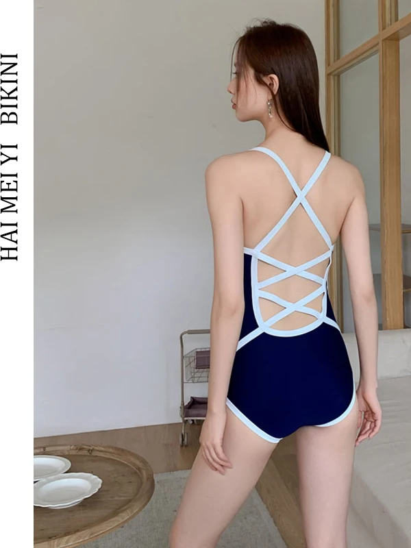New Ins Style Swimsuit Women's Sexy Small Chest Retro Backless Belly Covering Slimming Hot Spring Swimming Suit
New Ins Style Swimsuit Women's Sexy Small Chest Retro Backless Belly Covering Slimming Hot Spring Swimming Suit