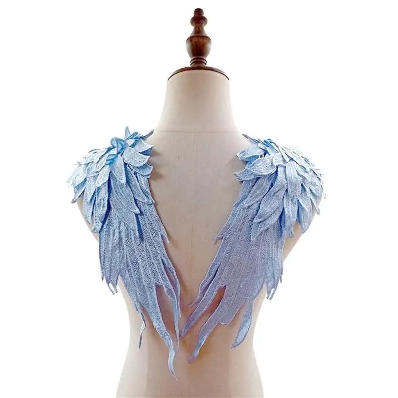 652F 2lots Sewing Angel Wing Embroidered Patches Cosplay Party Decorative Appliques for Bridal Veil Decoration
652F 2lots Sewing Angel Wing Embroidered Patches Cosplay Party Decorative Appliques for Bridal Veil Decoration