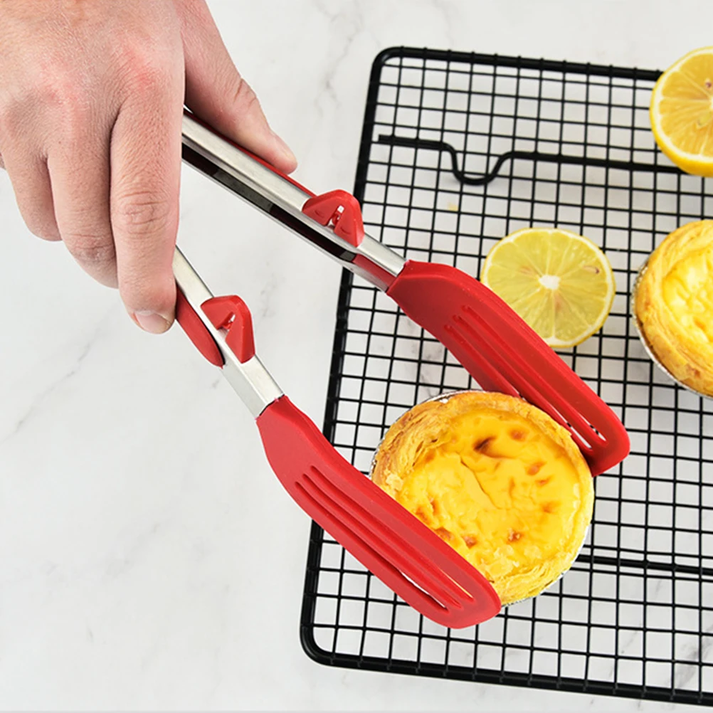 Stainless Steel Food Tong Compact Non-Stick Corrosion Resistant Cooking Tongs For Bbq Grilling Salad Fruits Buffet Kitchen Use
Stainless Steel Food Tong Compact Non-Stick Corrosion Resistant Cooking Tongs For Bbq Grilling Salad Fruits Buffet Kitchen Use