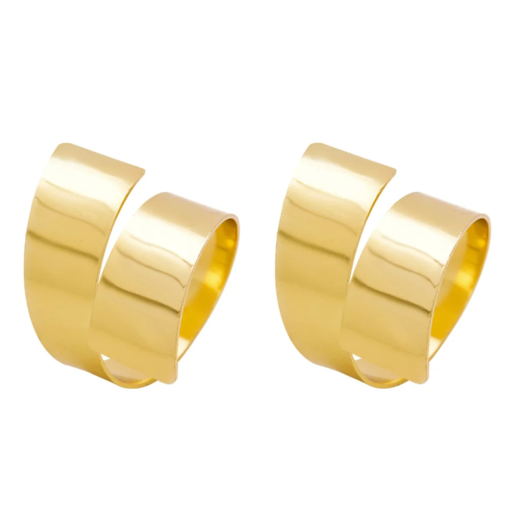 2 Pcs Napkin Gold Round Napkin Holders Elegant Table Decor Wedding Party Home Use Luxury Serviette Buckle 
2 Pcs Napkin Gold Round Napkin Holders Elegant Table Decor Wedding Party Home Use Luxury Serviette Buckle