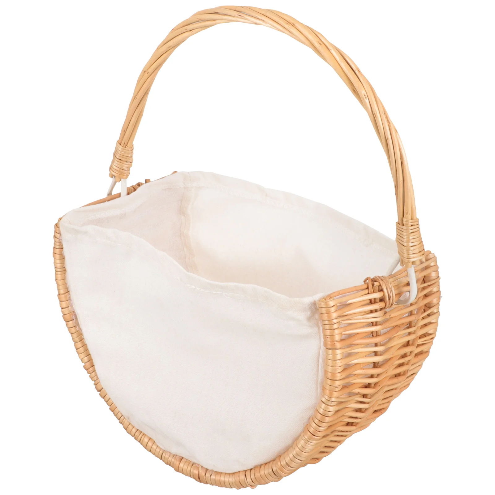 Rattan Flower Basket Handwoven Storage Container Small Round Handles Bride Wedding Supplies Cloth Vase Detailed Craftsmanship
Rattan Flower Basket Handwoven Storage Container Small Round Handles Bride Wedding Supplies Cloth Vase Detailed Craftsmanship