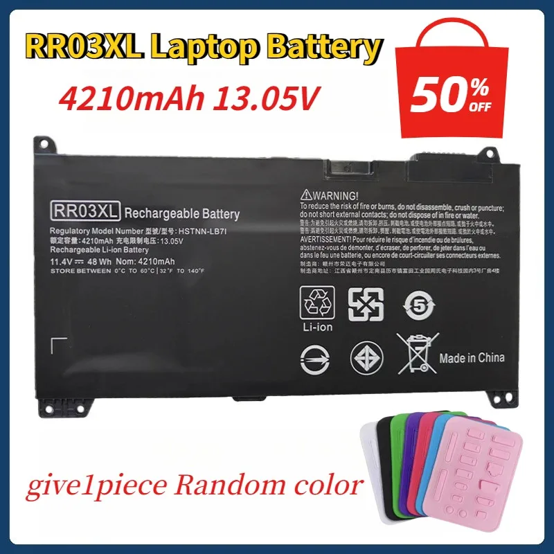 RR03XL Laptop Battery for HP ProBook 440 450 430 455 470 G4 G5 ZHAN 66 Pro G1 HSTNN-PB6W HSTNN-UB7C HSTNN-LB71 HSN-Q01C
RR03XL Laptop Battery for HP ProBook 440 450 430 455 470 G4 G5 ZHAN 66 Pro G1 HSTNN-PB6W HSTNN-UB7C HSTNN-LB71 HSN-Q01C