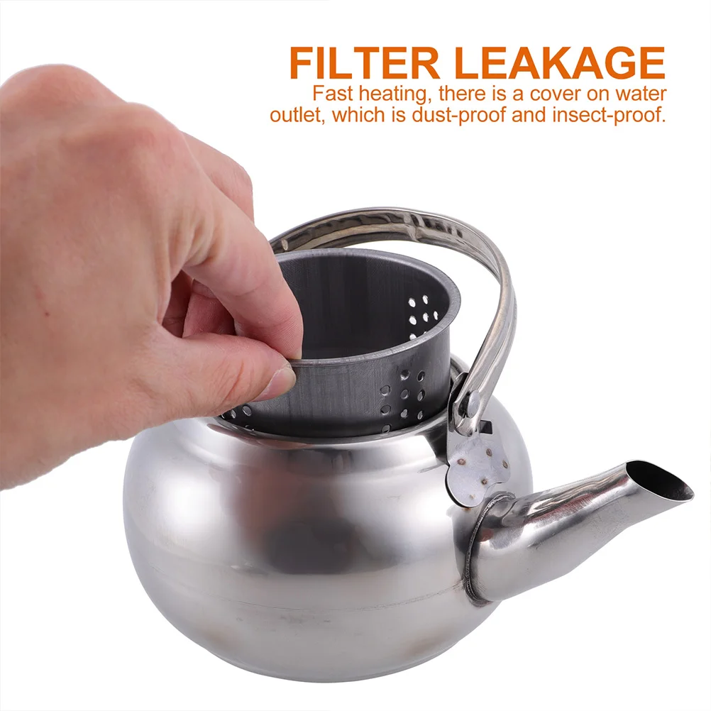 Stainless Steel Teakettle Home Kettle for Heating Water Pot Portable Stovetop Boiler Household Kitchen Barware
Stainless Steel Teakettle Home Kettle for Heating Water Pot Portable Stovetop Boiler Household Kitchen Barware