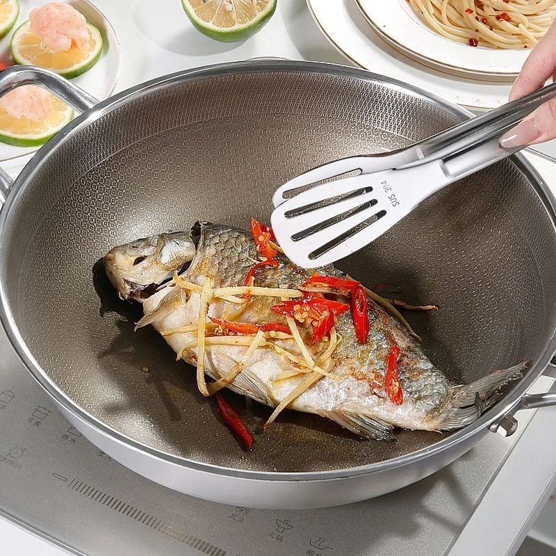 Flat Bottomed Double-sided Pan, Non Stick Frying Pan, Vegetable Pan with Titanium Stainless Steel Induction Cooker, Gas Stove
Flat Bottomed Double-sided Pan, Non Stick Frying Pan, Vegetable Pan with Titanium Stainless Steel Induction Cooker, Gas Stove
