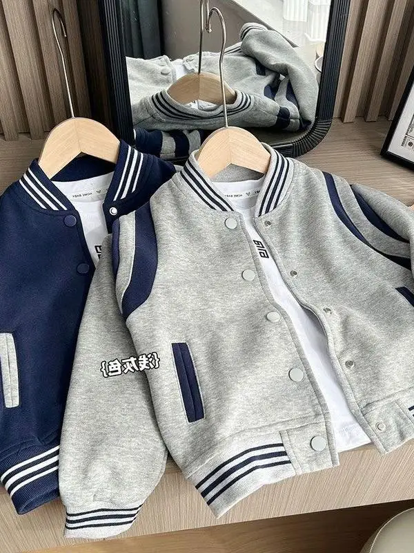 Spring 2026 New Sle Knitted Baseball Jaet for Boys Student Collar Coat Lightweight Cotton Blend Color Blo Design
Spring 2026 New Sle Knitted Baseball Jaet for Boys Student Collar Coat Lightweight Cotton Blend Color Blo Design