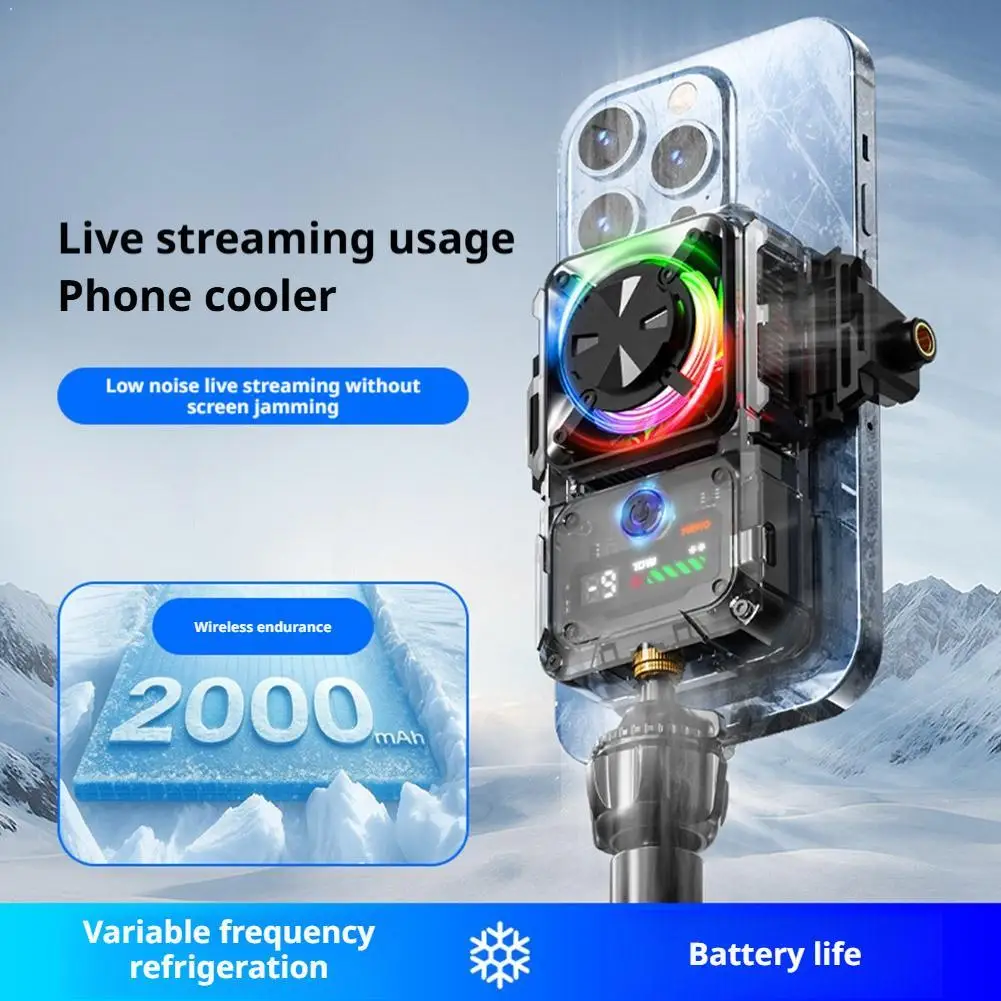 DL23 Semiconductor Mobile Phone Heatsink Semiconductor Phone Cooler With Two Adjustable Levels And Digital Temperature Display
DL23 Semiconductor Mobile Phone Heatsink Semiconductor Phone Cooler With Two Adjustable Levels And Digital Temperature Display