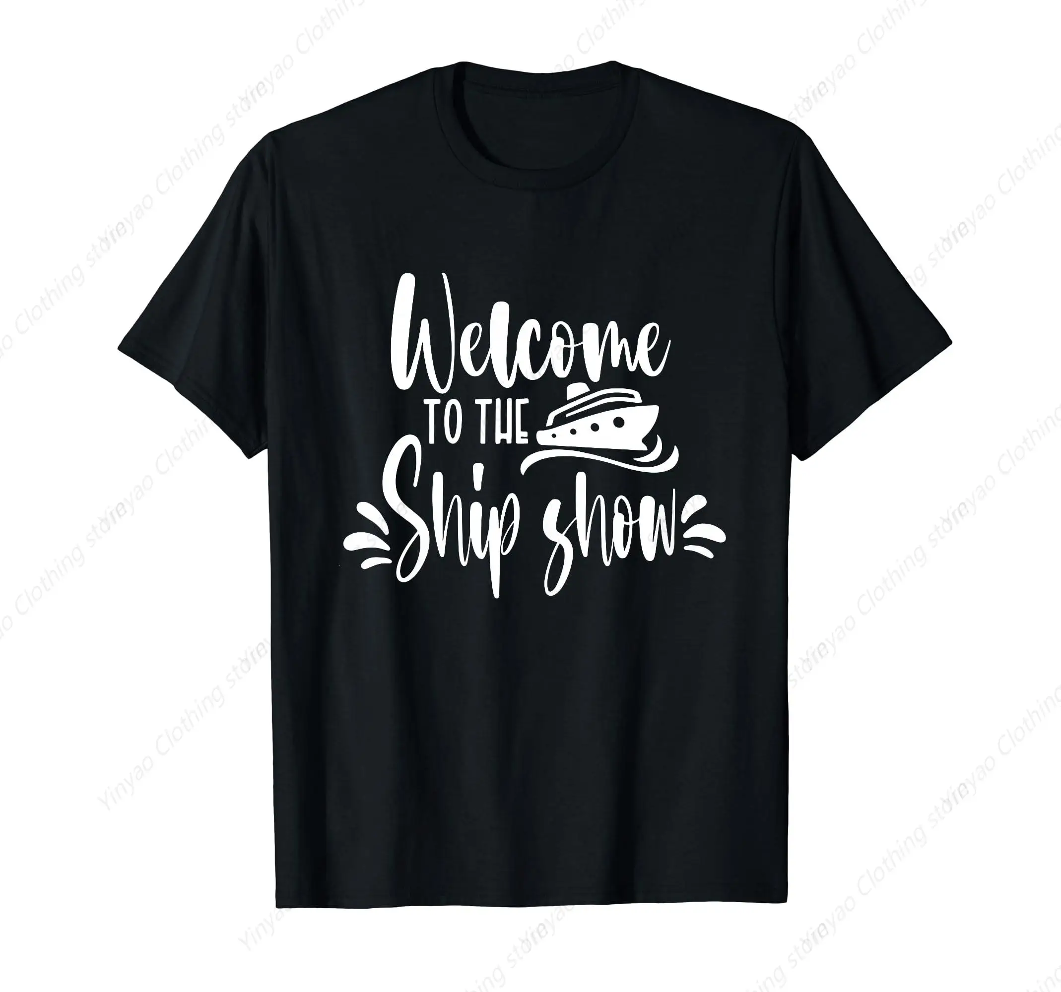 Fun street fashion boat T-shirt, personalized casual short sleeved unisex adult cotton top for men and women
Fun street fashion boat T-shirt, personalized casual short sleeved unisex adult cotton top for men and women