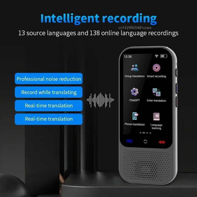 Cool Translation Machine S80 Pro ChatGPT Real-Time Languages Translate Smart Voice Photo Text Recording Translator Device
Cool Translation Machine S80 Pro ChatGPT Real-Time Languages Translate Smart Voice Photo Text Recording Translator Device