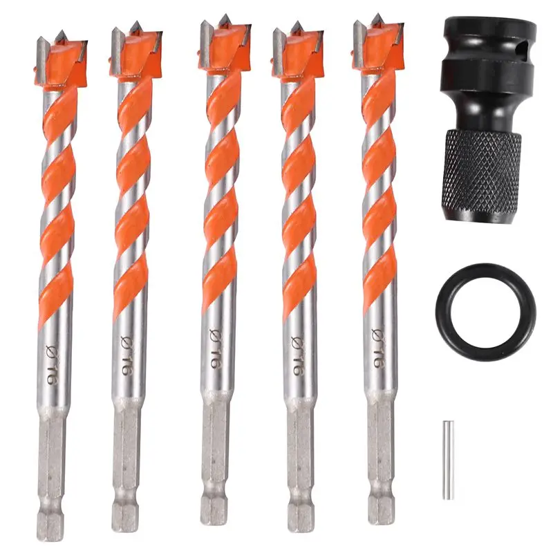 Woodworking Hole Opener Long Thread Drill Bit Wind Batch Hex Handle Long Wooden Door Lock Plastic Punch Tool
Woodworking Hole Opener Long Thread Drill Bit Wind Batch Hex Handle Long Wooden Door Lock Plastic Punch Tool