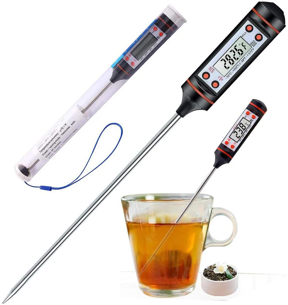 LCD Digital Kitchen Probe Thermometer Food Cooking Food Liquid Digital Thermometer Meat BBQ Milk Probe for Kid
LCD Digital Kitchen Probe Thermometer Food Cooking Food Liquid Digital Thermometer Meat BBQ Milk Probe for Kid