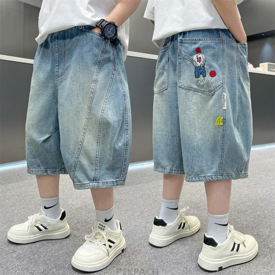 Elegant Kids Designer Summer Knee Length Denim Shorts with Cartoons for Child Boy Casual Jeans Capris Shorts 5 6 8 10 11 12 14 Y
Elegant Kids Designer Summer Knee Length Denim Shorts with Cartoons for Child Boy Casual Jeans Capris Shorts 5 6 8 10 11 12 14 Y