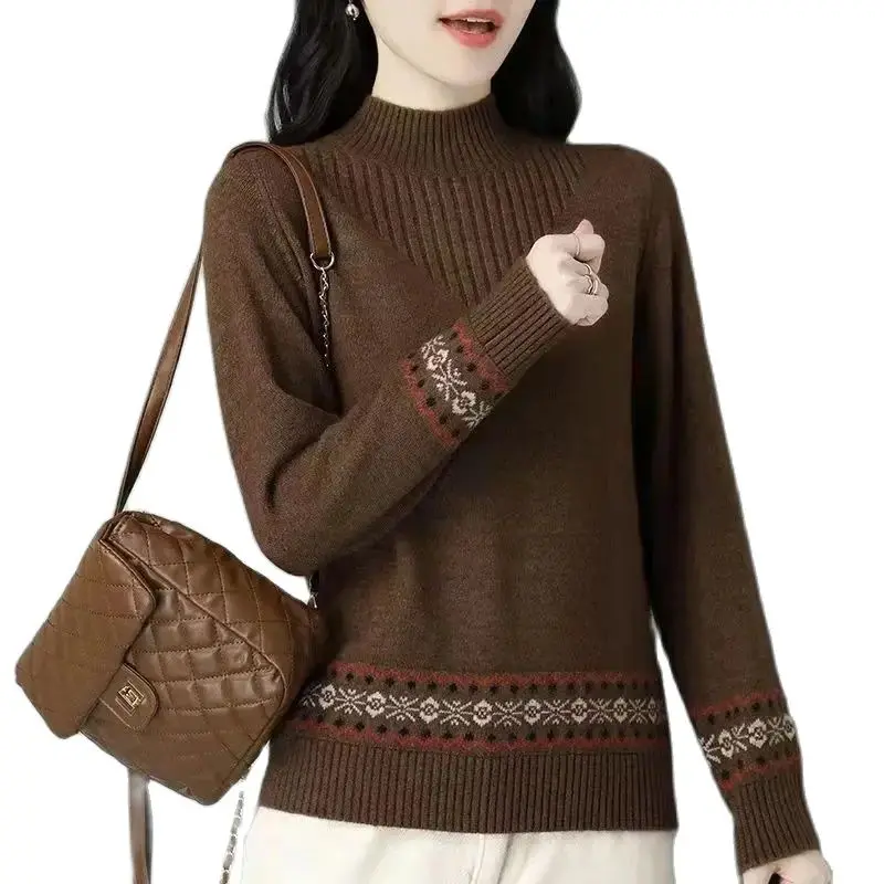 Plush Sweater Women's High-End Solid Color Sweater 2024 Autumn Winter New Loose Plus Size Thick Knitted Sweater Primer Shirt
Plush Sweater Women's High-End Solid Color Sweater 2024 Autumn Winter New Loose Plus Size Thick Knitted Sweater Primer Shirt