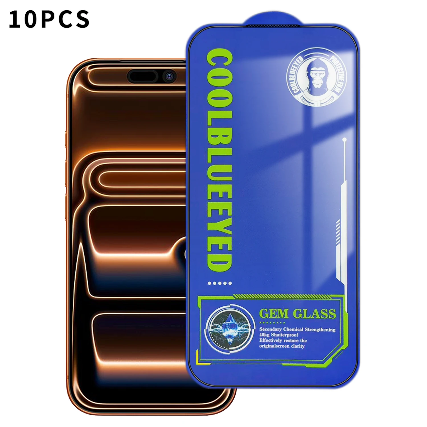 10Pcs for iPhone 17 Pro Max Full Coverage Tempered Glass Screen Protector Silk Printing 9H Diamond-Level Hardness Anti-static Fi
10Pcs for iPhone 17 Pro Max Full Coverage Tempered Glass Screen Protector Silk Printing 9H Diamond-Level Hardness Anti-static Fi