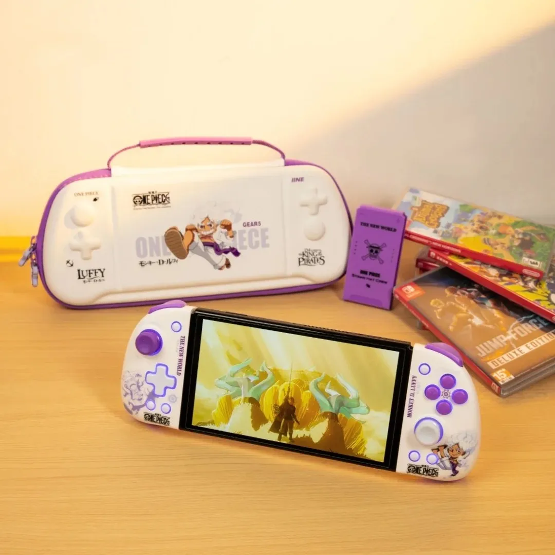 IINE ONE PIECE Luffy Switch Gamepad Elites Left Right Split Game Handle Halo version L938 5-Speed Controller for Switch OLED TV
IINE ONE PIECE Luffy Switch Gamepad Elites Left Right Split Game Handle Halo version L938 5-Speed Controller for Switch OLED TV