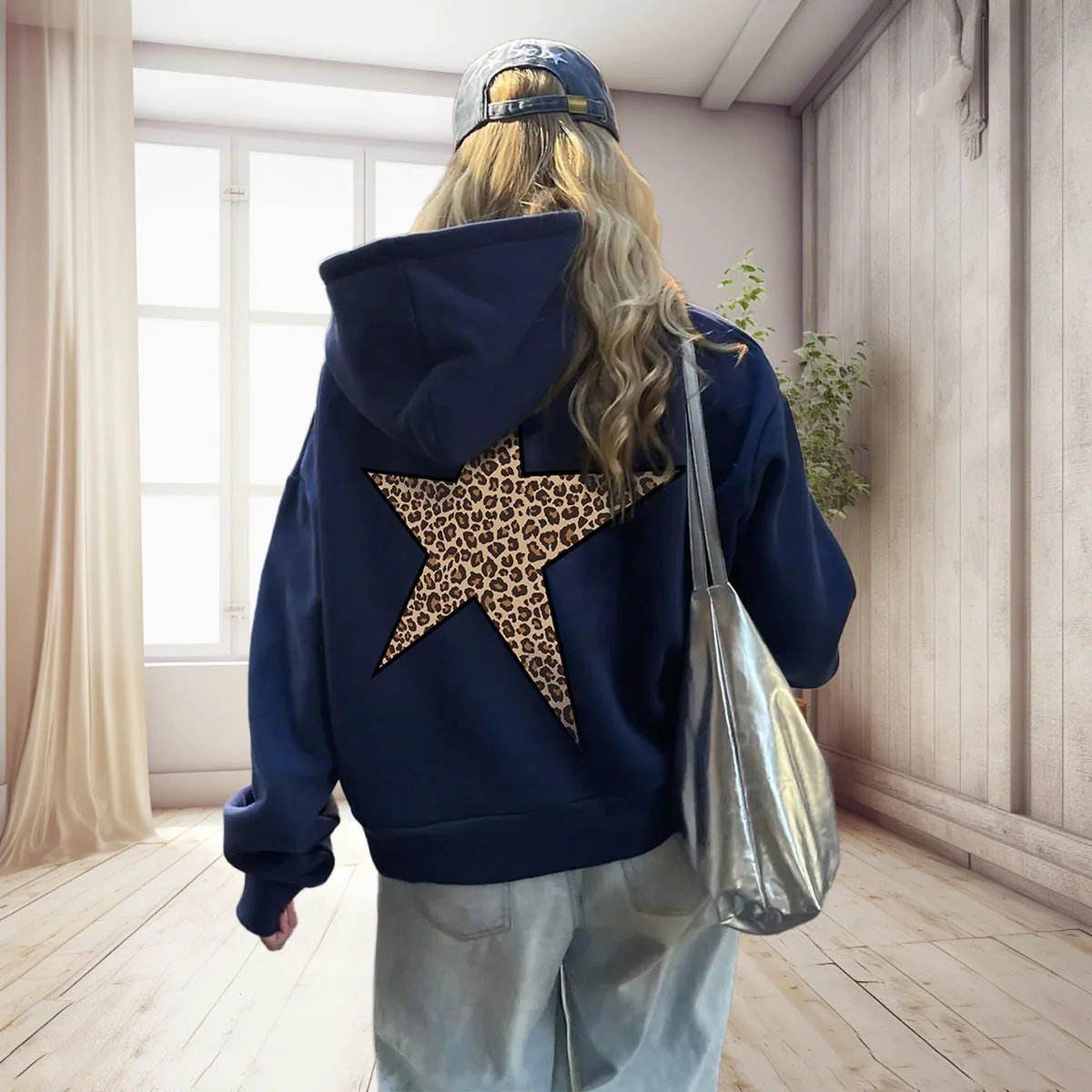 Y2K Retro Leopard Print Hoodie Streetwear Star Pattern Pullover Sweatshirt Unisex Trendy Brand Top
Y2K Retro Leopard Print Hoodie Streetwear Star Pattern Pullover Sweatshirt Unisex Trendy Brand Top