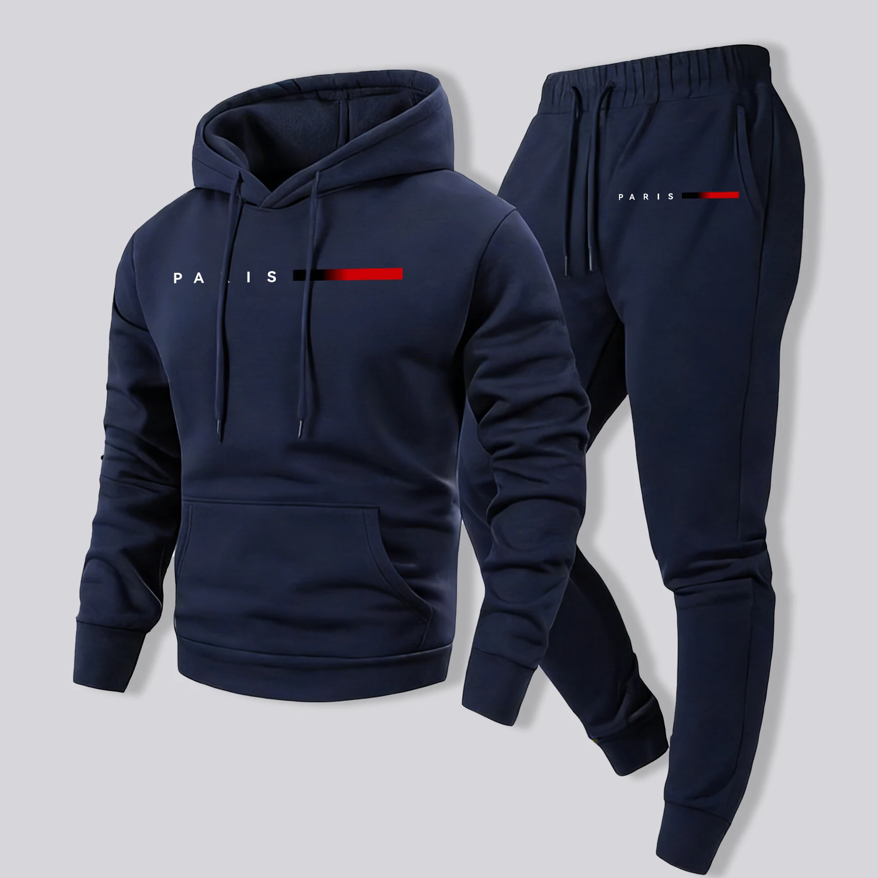Ensemble sweat- molleton pour homme, imprimé lettres créatives Paris, automne-hiver, doux, tendance, décontracté,
Ensemble sweat- molleton pour homme, imprimé lettres créatives Paris, automne-hiver, doux, tendance, décontracté,