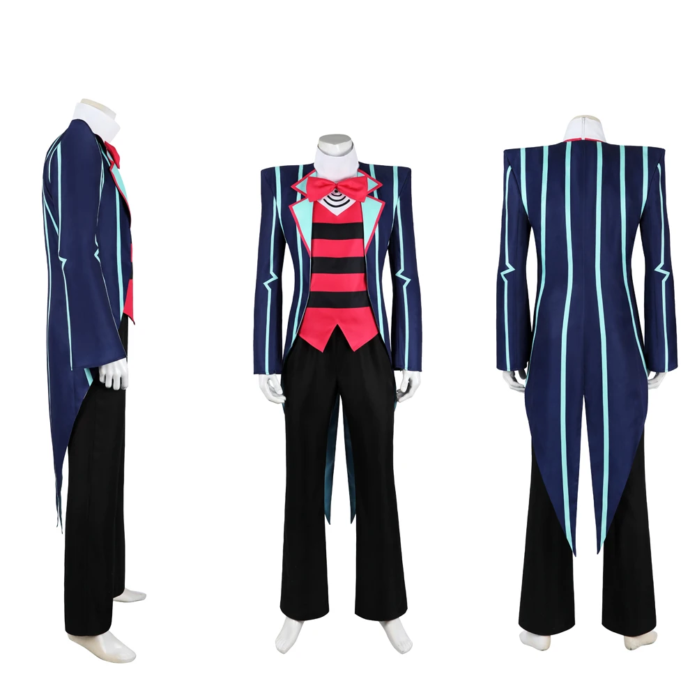 Анимация Vox Косплей Костюм Мультфильм Отель Топ Брюки Полный Комплект Маскировка Хэллоуин Карнавальный Костюм
Анимация Vox Косплей Костюм Мультфильм Отель Топ Брюки Полный Комплект Маскировка Хэллоуин Карнавальный Костюм