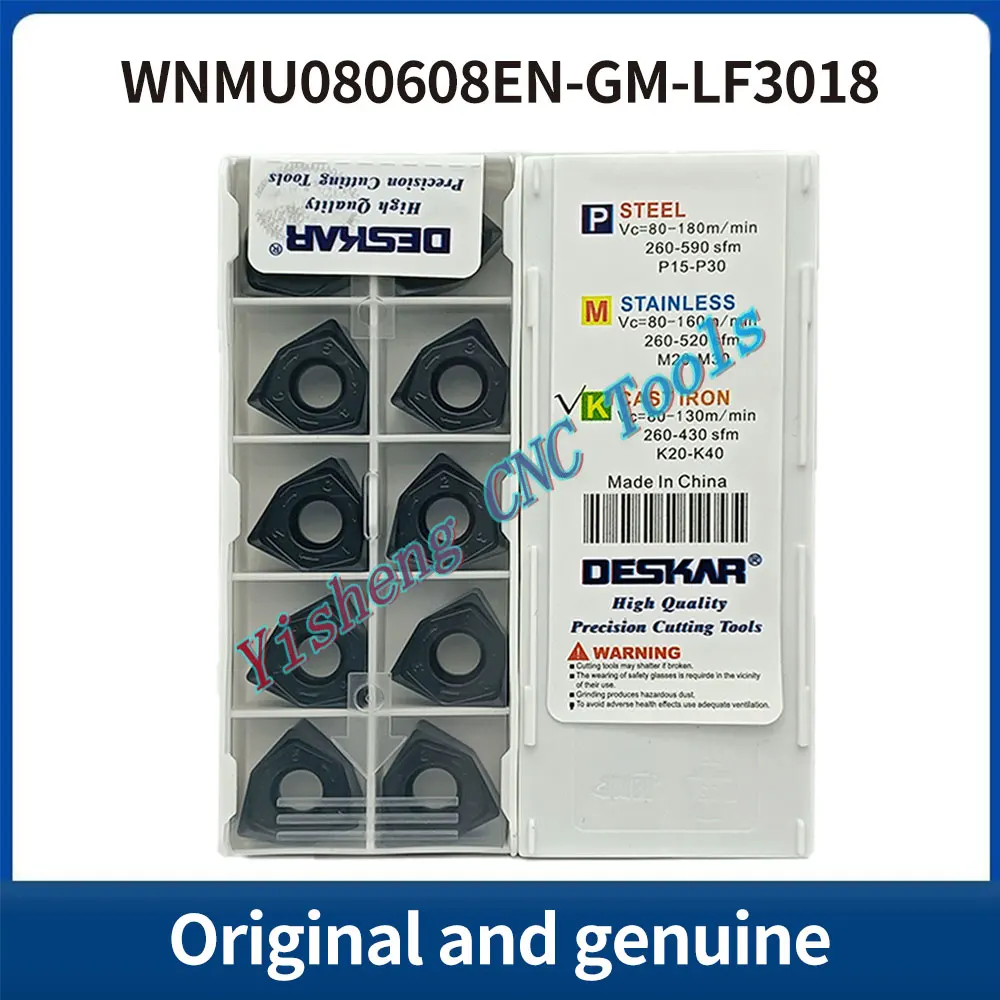 DESKAR 100% Original WNMU040304EN-GM WNMU060408EN-GM WNMU080608EN-GM LF3018 LF6018 indexable threading carbide insert
DESKAR 100% Original WNMU040304EN-GM WNMU060408EN-GM WNMU080608EN-GM LF3018 LF6018 indexable threading carbide insert