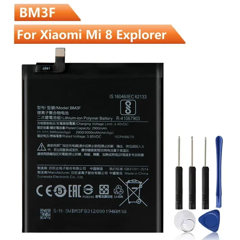 2024 года, новая сменная батарея для телефона BM3F для Xiaomi 8 MI8 Pro Mi8, прозрачная Exploration Edition, 3000 мАч
2024 года, новая сменная батарея для телефона BM3F для Xiaomi 8 MI8 Pro Mi8, прозрачная Exploration Edition, 3000 мАч