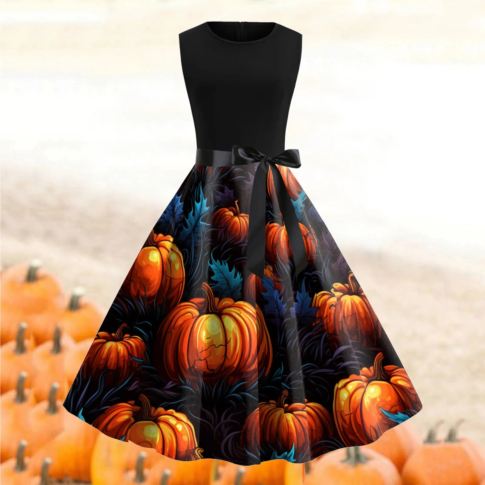 Halloween Retro Vintage Women Dress 2024 Autumn Winter Printed England Style Large Size Fashion Sundress Swing Casual Dresses
Halloween Retro Vintage Women Dress 2024 Autumn Winter Printed England Style Large Size Fashion Sundress Swing Casual Dresses