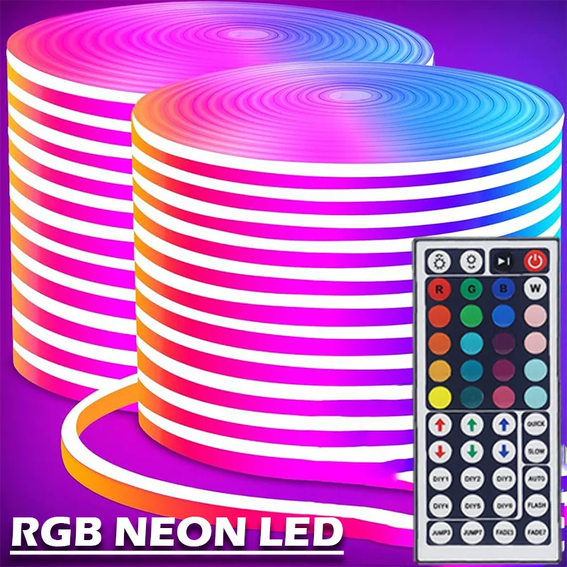 USB Neon Srtip Light RGB Color Changing LED Rope Lights, Flexible Neon LED Rope Lights Cuttable DIY Design Neon Lights
USB Neon Srtip Light RGB Color Changing LED Rope Lights, Flexible Neon LED Rope Lights Cuttable DIY Design Neon Lights