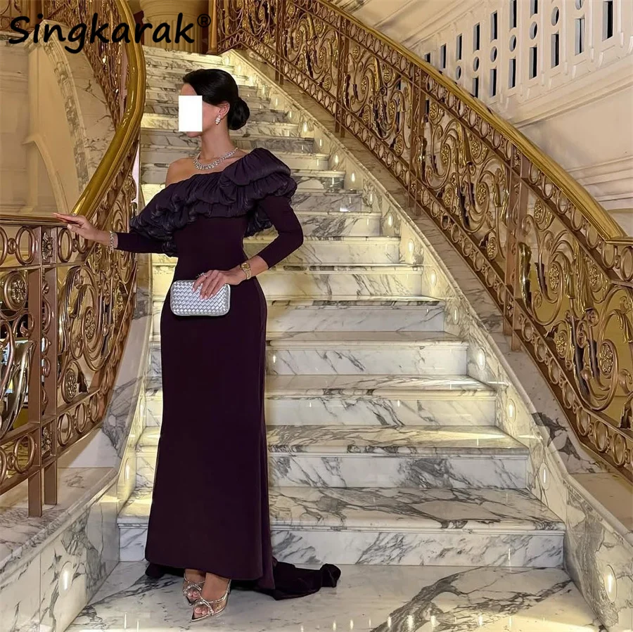 Charming Mermaid Long Prom Party Gown 2025 Robes Elegant Evening Dresses Off Shoulder Dubai Birthday Party Dress Customized
Charming Mermaid Long Prom Party Gown 2025 Robes Elegant Evening Dresses Off Shoulder Dubai Birthday Party Dress Customized