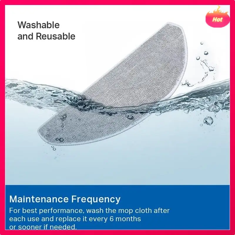 ABYP Washable Mop Cloth For Tapo RV30 Max Plus, RV30 Max, RV20 Max Plus, RV20 Max Robot Vacuum Cleaner Parts
ABYP Washable Mop Cloth For Tapo RV30 Max Plus, RV30 Max, RV20 Max Plus, RV20 Max Robot Vacuum Cleaner Parts