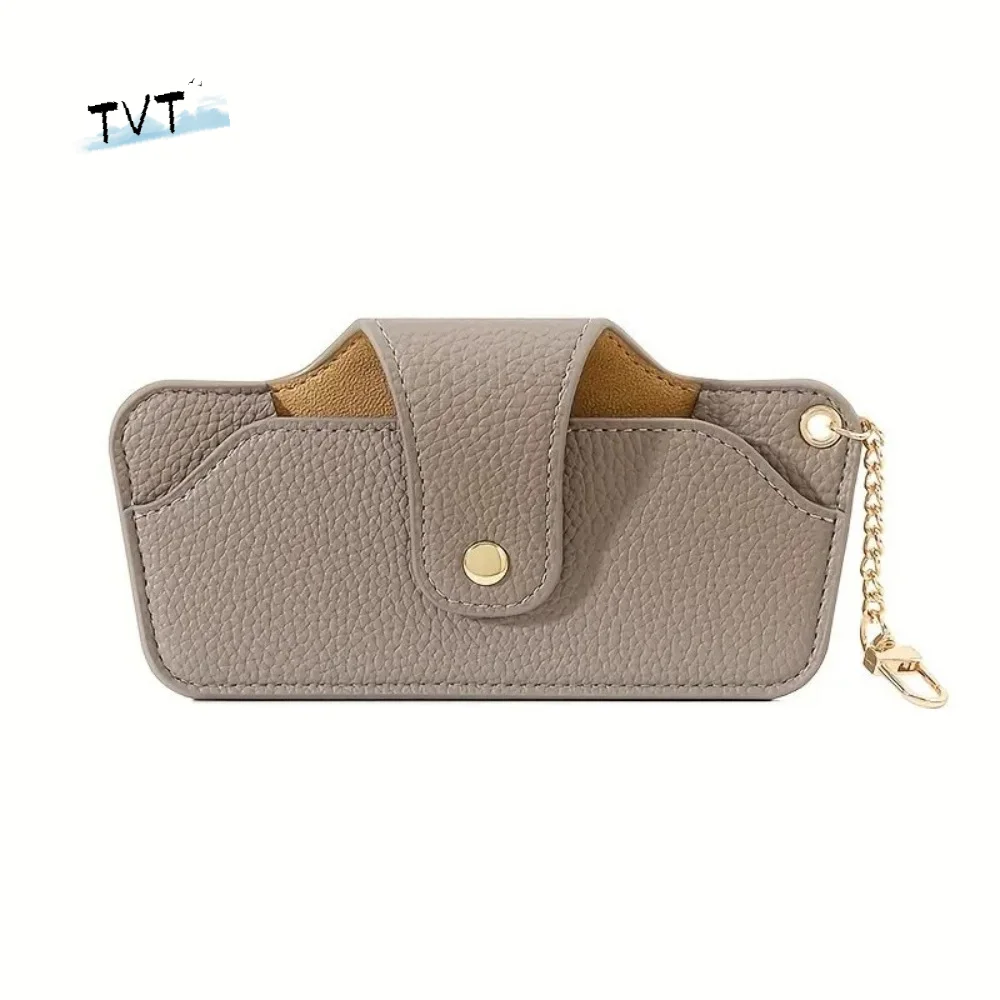 PU Leather Glasses Case with Bag Pendant Solid Color Reading Glasses Storage Bag Eyewear Cover Chain Sun Glasses Spectacle Case
PU Leather Glasses Case with Bag Pendant Solid Color Reading Glasses Storage Bag Eyewear Cover Chain Sun Glasses Spectacle Case