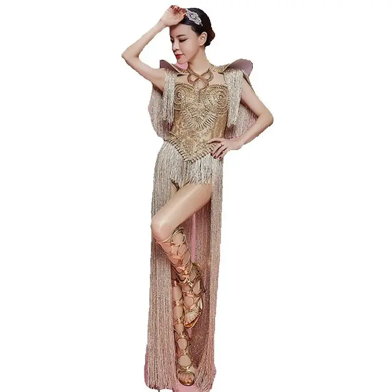 Fashion High-end Rhinestones Tassels Dress Shorts Set Female Singer Modern Dance Costume Bar Concert Performance Stage Outfits
Fashion High-end Rhinestones Tassels Dress Shorts Set Female Singer Modern Dance Costume Bar Concert Performance Stage Outfits