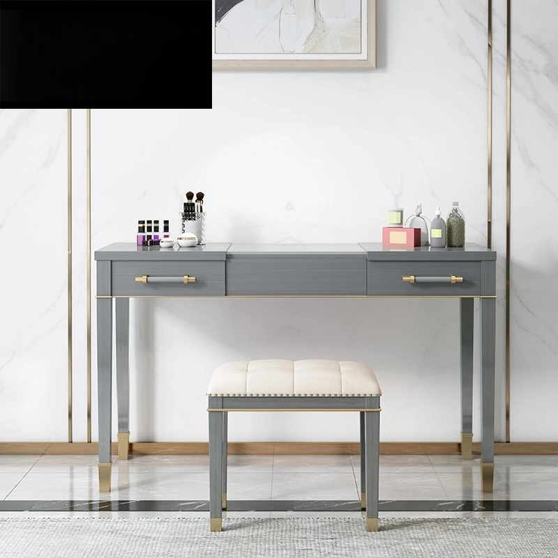 American Simple Dresser Bedroom Flip Dresser Grey Italian Dresser Combination Furniture
American Simple Dresser Bedroom Flip Dresser Grey Italian Dresser Combination Furniture