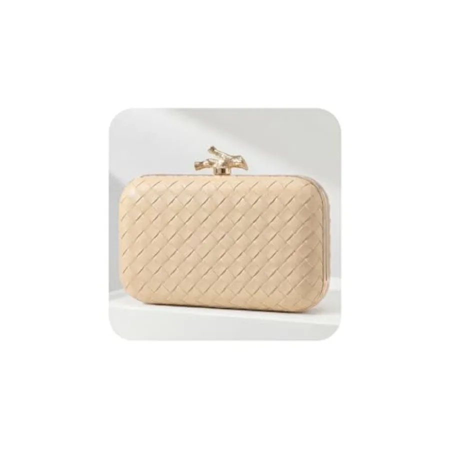 CHUNLI Clutch Purses for Women Evening/Wedding Chic Woven Bag Formal PU Leather Purse Designer Handbags for Women
CHUNLI Clutch Purses for Women Evening/Wedding Chic Woven Bag Formal PU Leather Purse Designer Handbags for Women