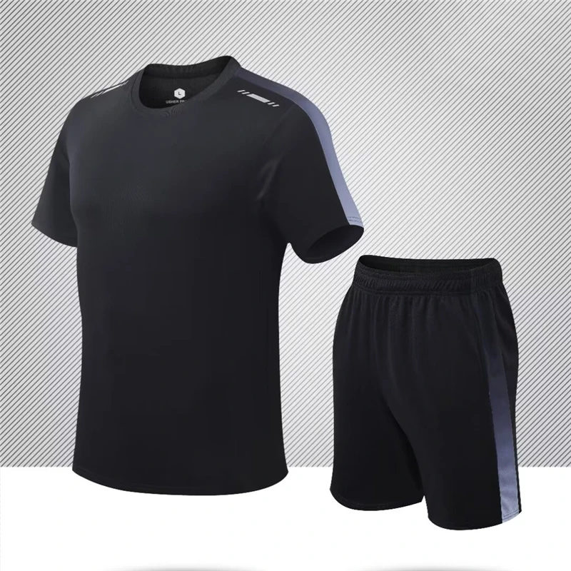 Summer Sports Suit for Men's short Sleeve Quick dry Football Training fitness Clothes Running Sets Sportswear
Summer Sports Suit for Men's short Sleeve Quick dry Football Training fitness Clothes Running Sets Sportswear