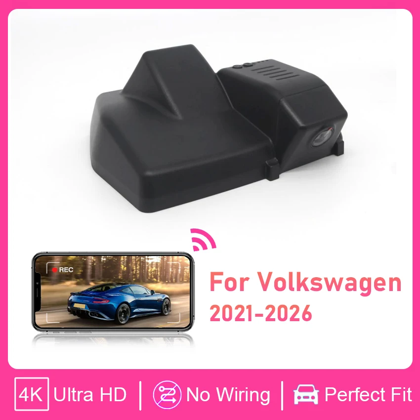 Видеорегистратор Plug and Play 4K с ночным видением и Wi-Fi для Volkswagen VW ID.3 ID3 Pro Pure 2021-2026
Видеорегистратор Plug and Play 4K с ночным видением и Wi-Fi для Volkswagen VW ID.3 ID3 Pro Pure 2021-2026