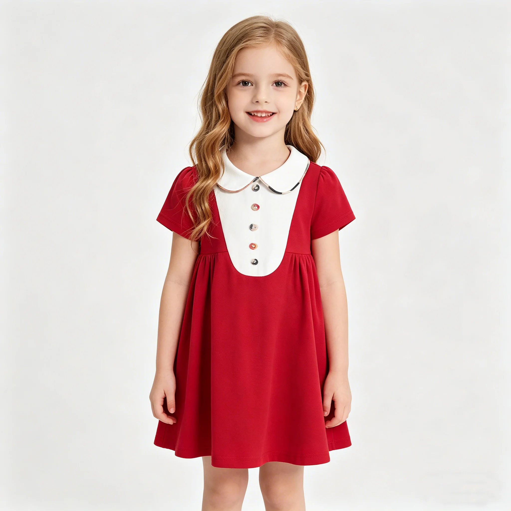 2026 Baby Girls Casual Clothes Cotton Lovely Kids Summer Short Sleeve Dress for Toddler Infant Children 1 To 7 Years
2026 Baby Girls Casual Clothes Cotton Lovely Kids Summer Short Sleeve Dress for Toddler Infant Children 1 To 7 Years