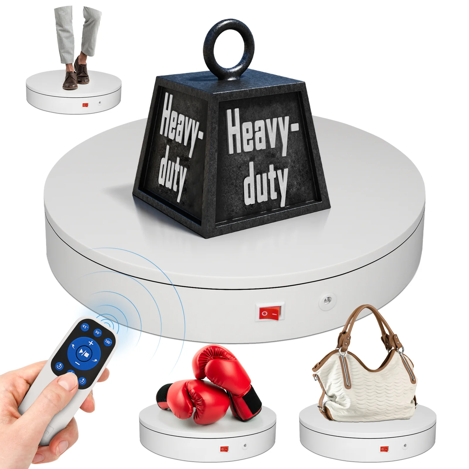MT400RL60JV3 Remote Motorized Turntable Rotating Display Stand Spinning Rotating Platform 360 Photo Booth
MT400RL60JV3 Remote Motorized Turntable Rotating Display Stand Spinning Rotating Platform 360 Photo Booth