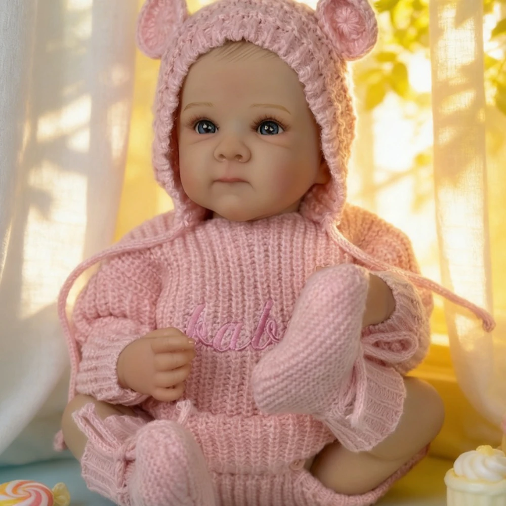 BZDOLL 45cm 18inch Full Vinyl Reborn Doll, Handmade Cute Toy, Birthday, Play House & Bathe Gift for Kids
BZDOLL 45cm 18inch Full Vinyl Reborn Doll, Handmade Cute Toy, Birthday, Play House & Bathe Gift for Kids