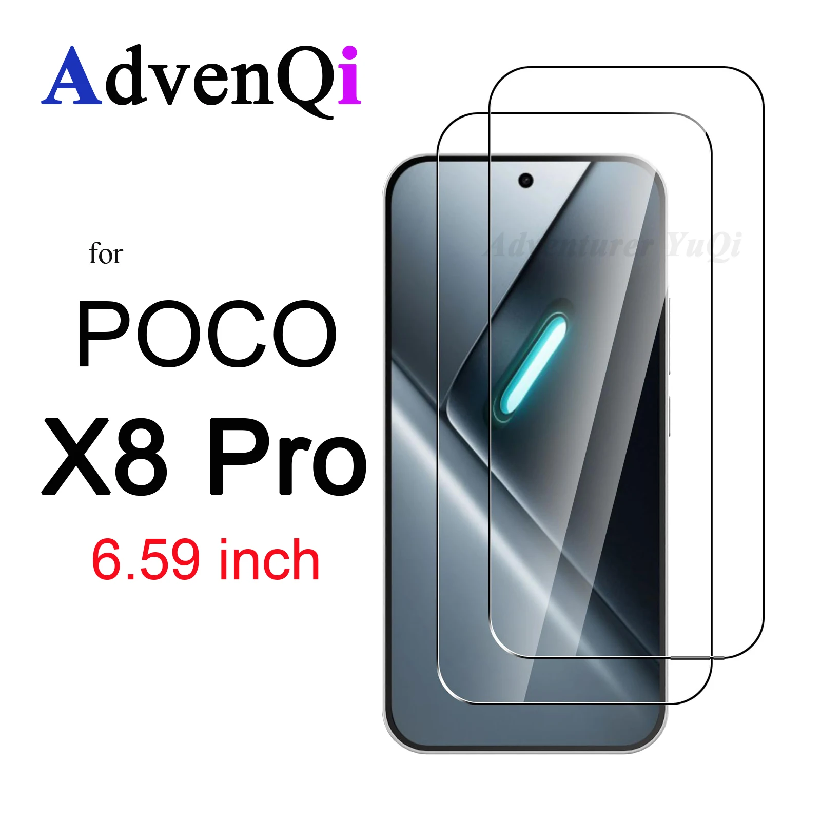 Screen Protector For Xiaomi POCO X8 Pro 6.59 inch Tempered Glass HD 9H Transparent Clear Anti Scratch Case Friendly
Screen Protector For Xiaomi POCO X8 Pro 6.59 inch Tempered Glass HD 9H Transparent Clear Anti Scratch Case Friendly